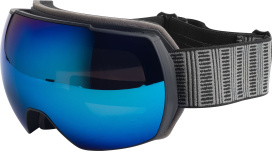 Маска NASH 128 Shiny Black (24/25) Full Revo Ice Blue