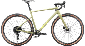Велосипед STARK GRL 700.5 D (2025) хаки матовый/лимонный